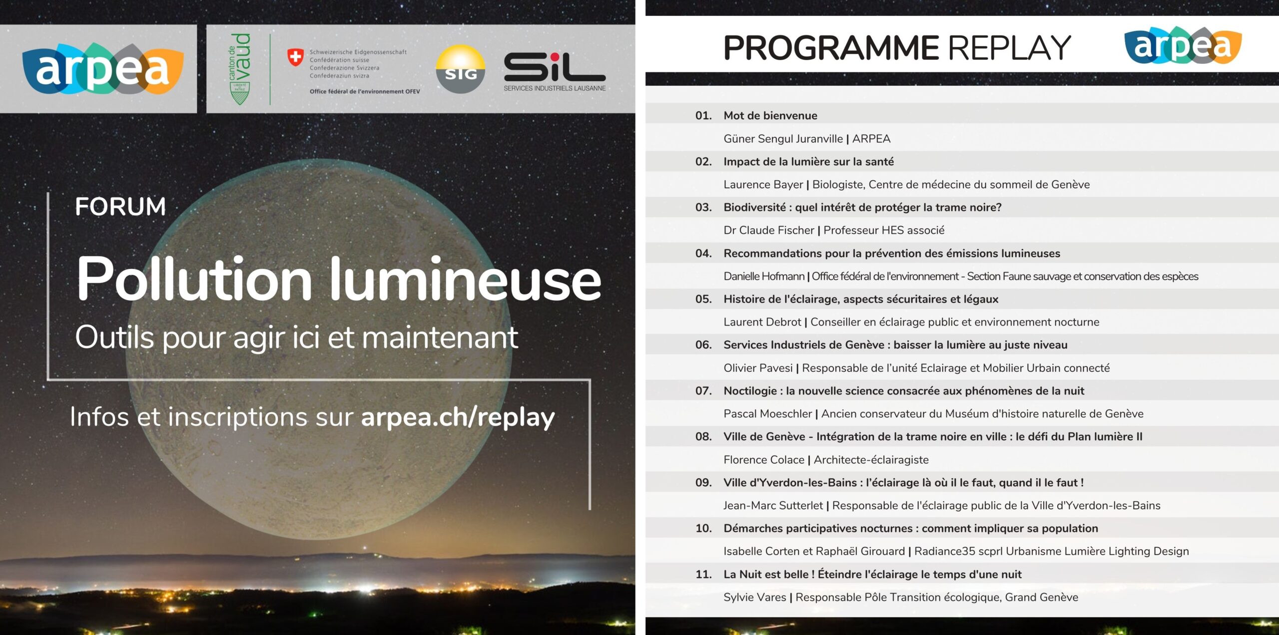 Pollution lumineuse : outils pour agir ici et maintenant - ARPEA