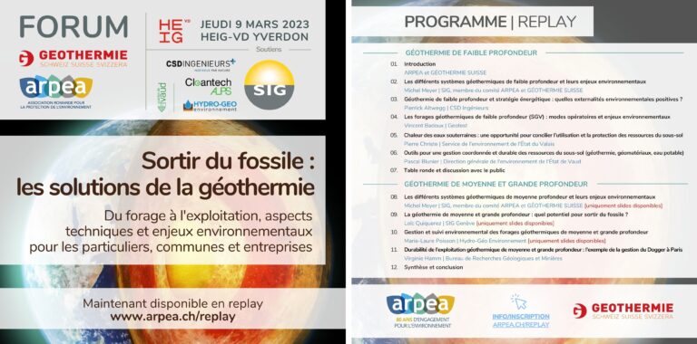 Sortir du fossile : les solutions de la géothermie