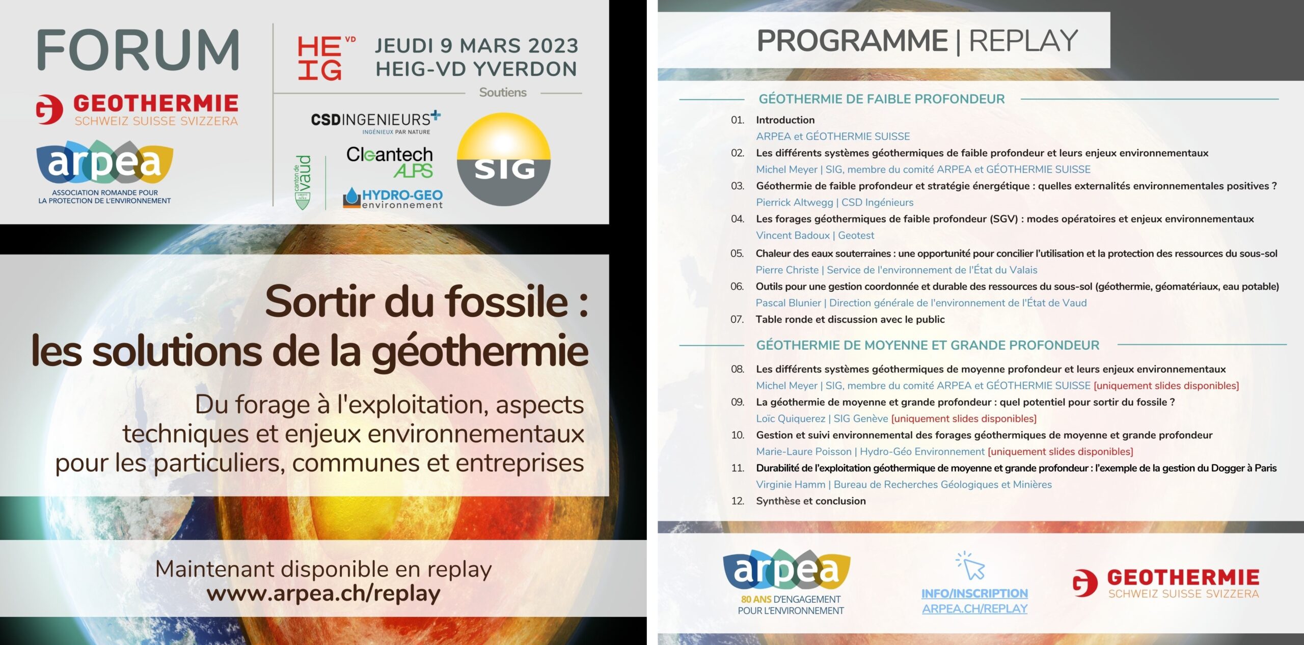 Sortir du fossile : les solutions de la géothermie