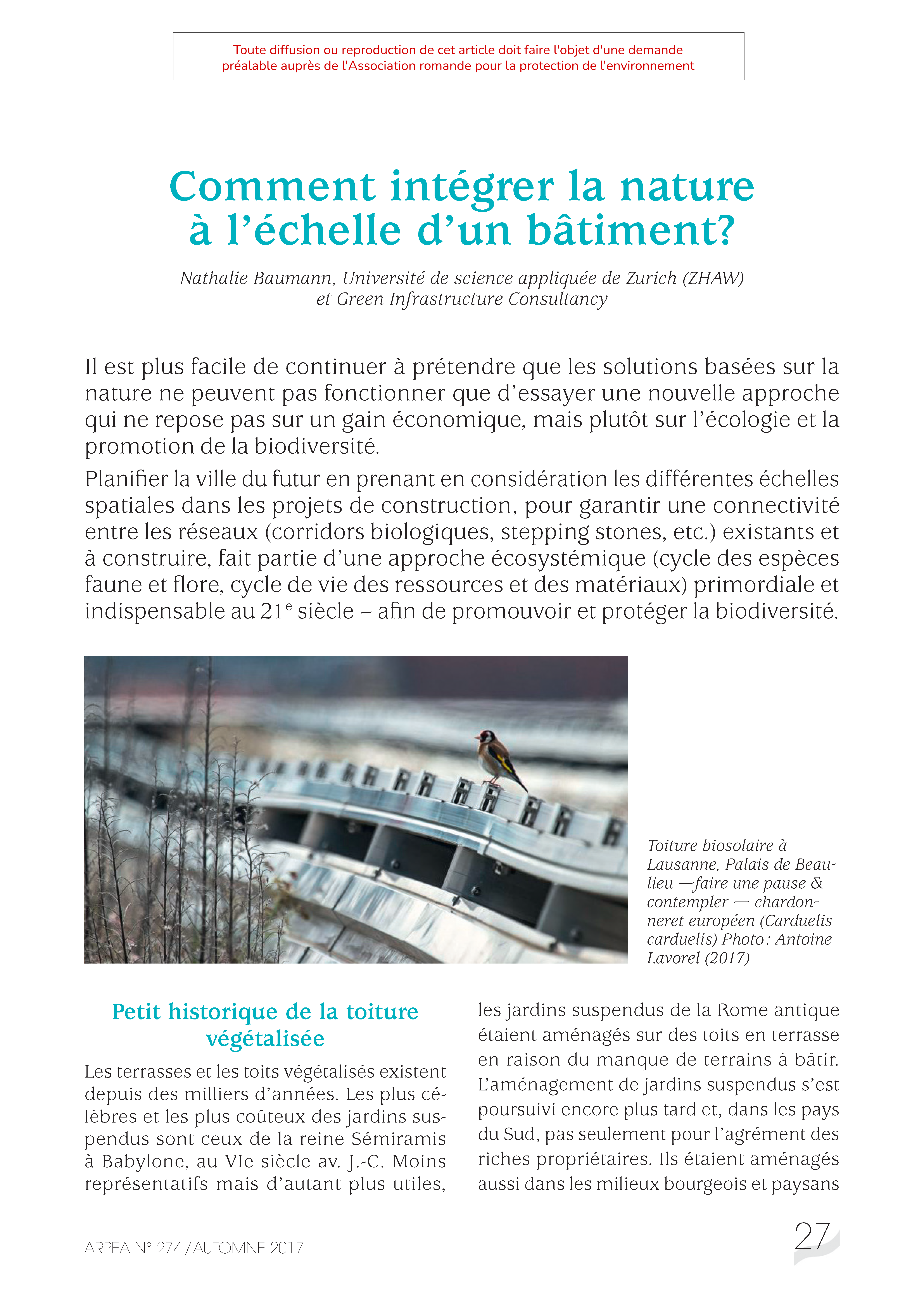 Comment intégrer la nature à l’échelle d’un bâtiment ?