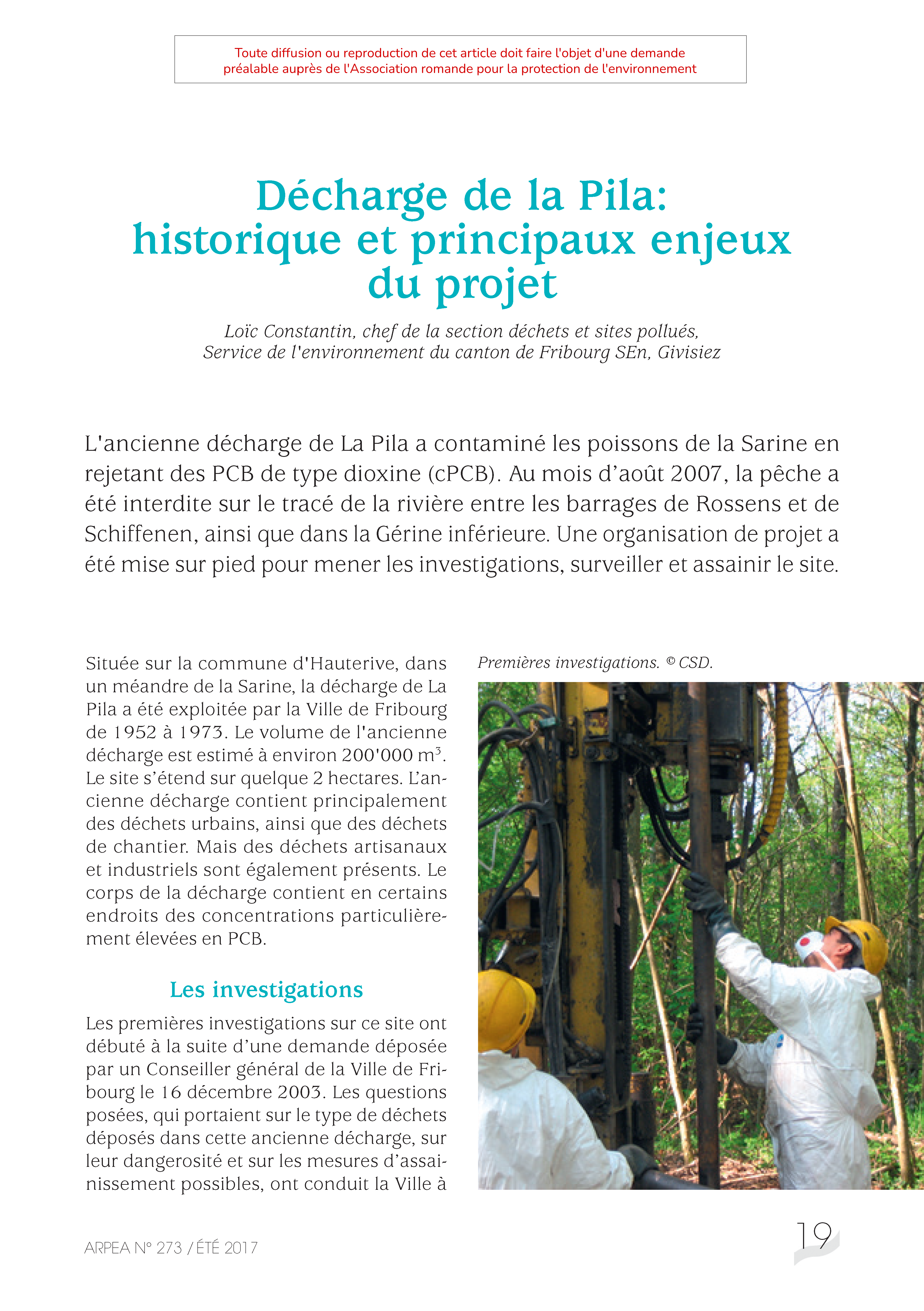 Décharge de la Pila : historique et principaux enjeux du projet