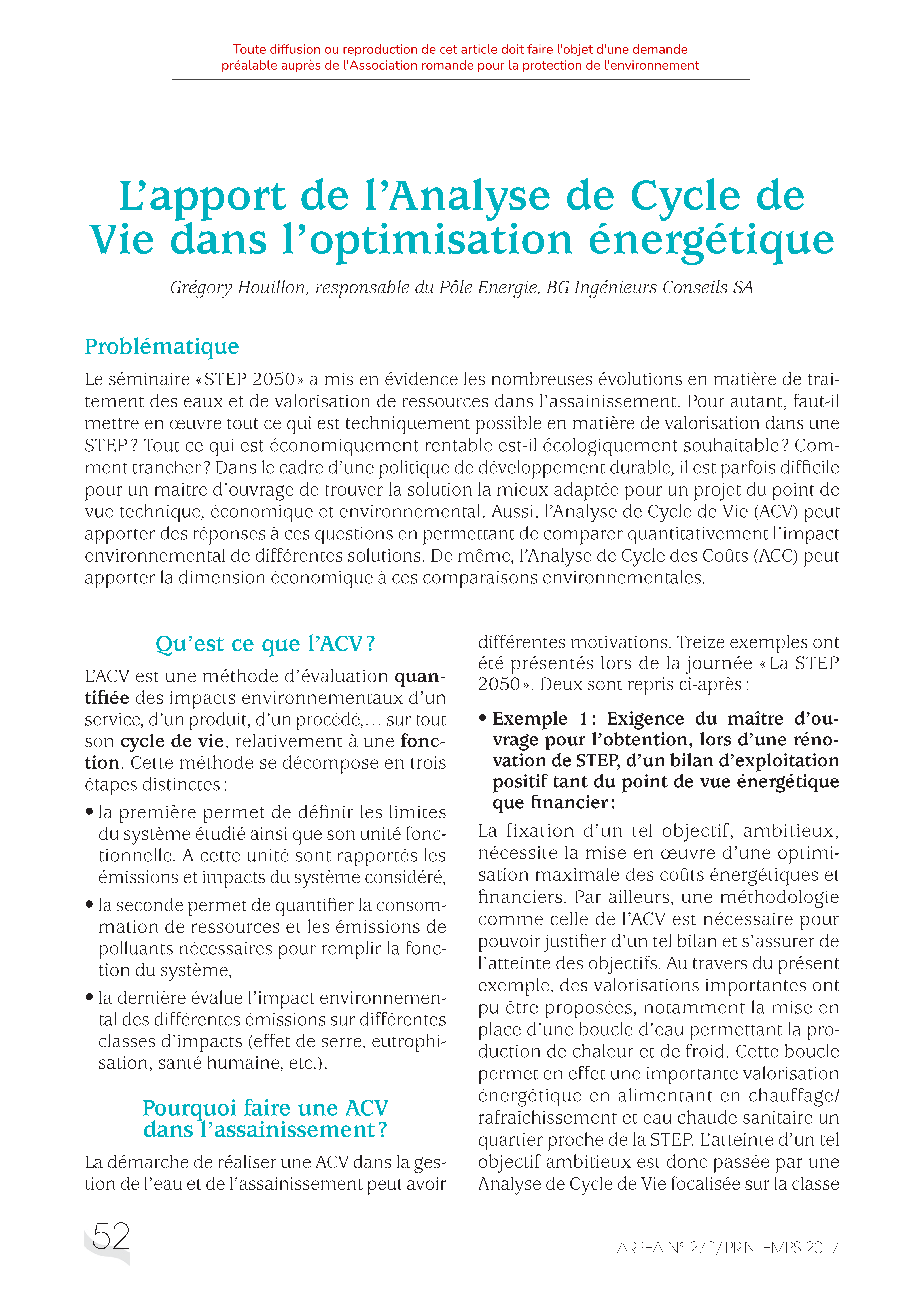 L’apport de l’Analyse de Cycle de Vie dans l’optimisation énergétique