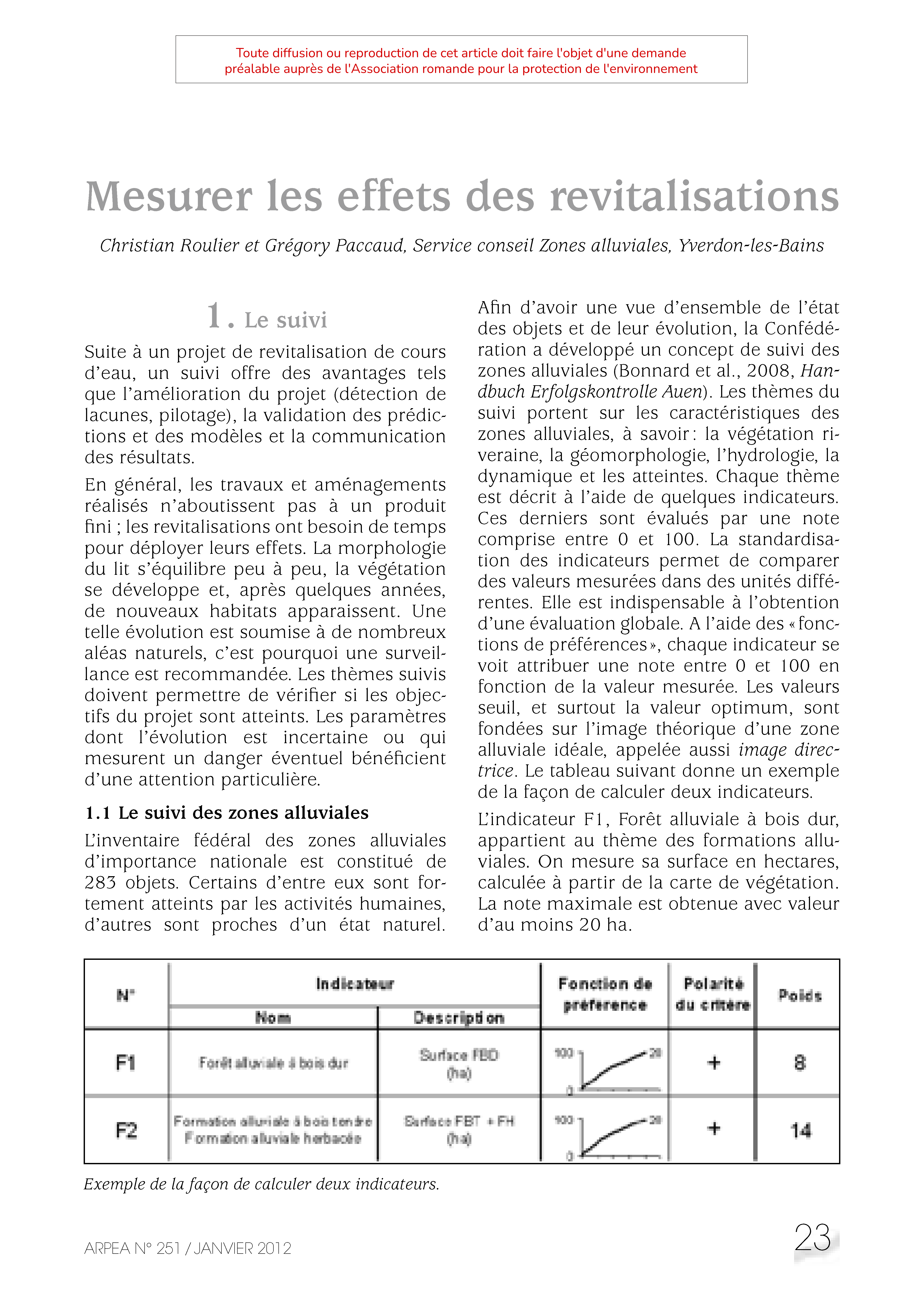Mesurer les effets des revitalisations