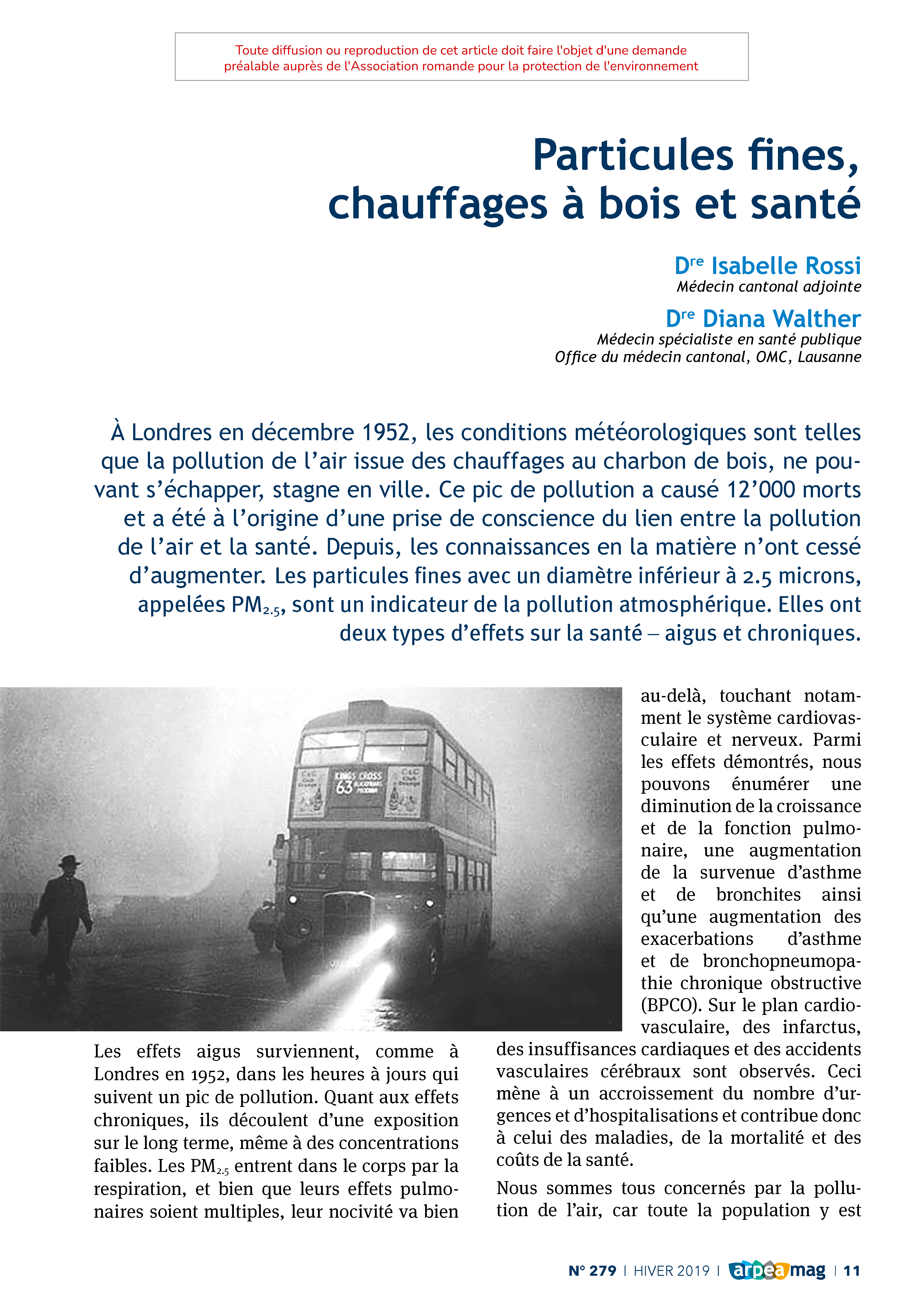 Particules fines, chauffages à bois et santé