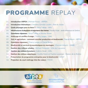 Programme replay biodiversité