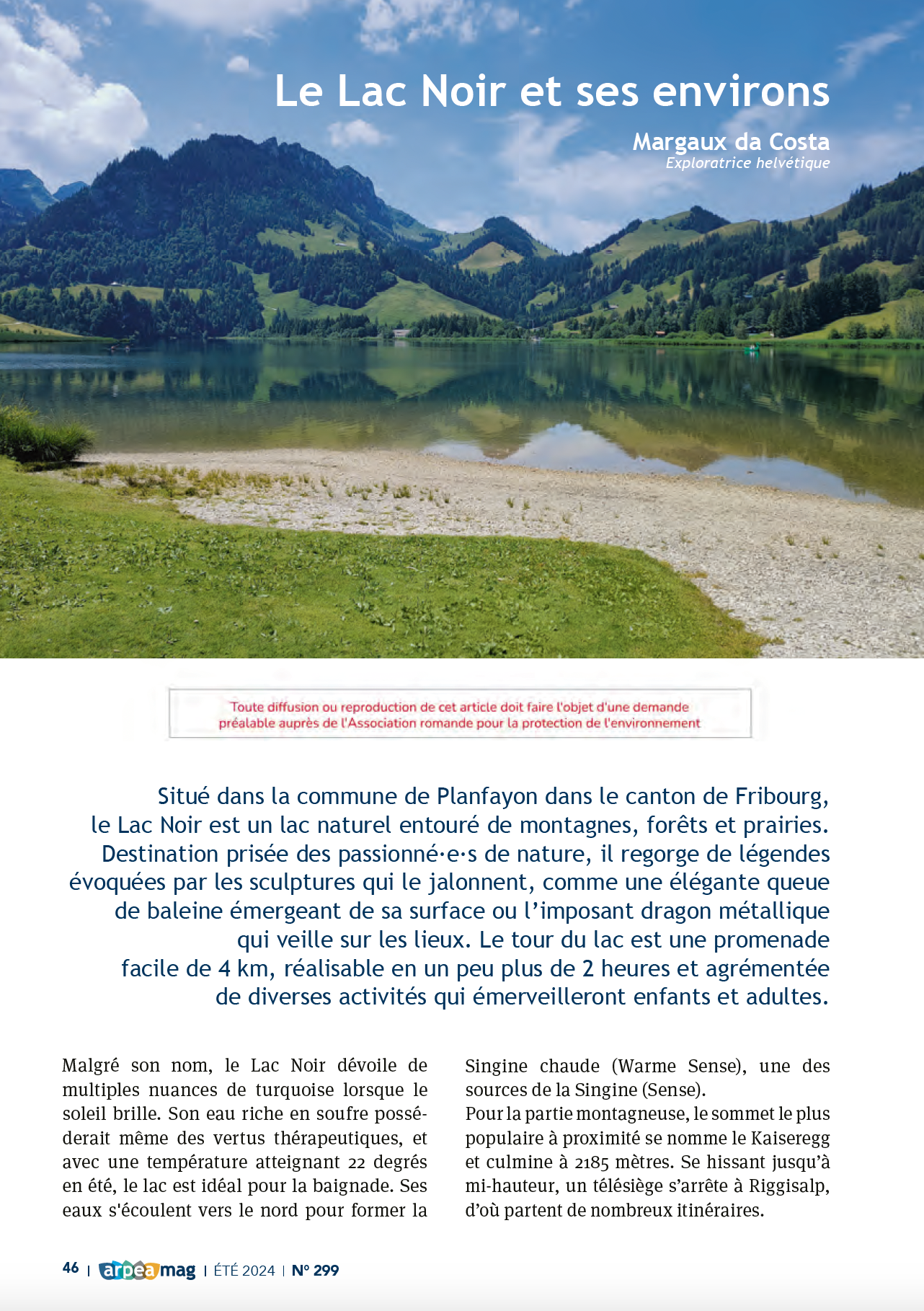 Le Lac Noir et ses environs