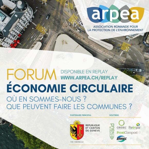 ÉCONOMIE CIRCULAIRE : REPLAY DISPONIBLE